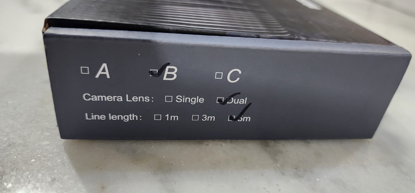 industrial endoscope borescope camera with light, 16.4 ft Length
