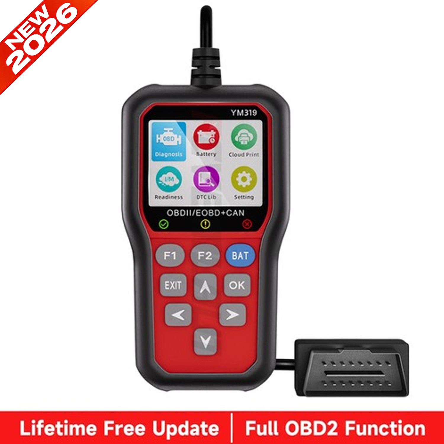 OBD2 Scanner Code Reader for Toyota Tacoma  Diagnostic Scan Tool