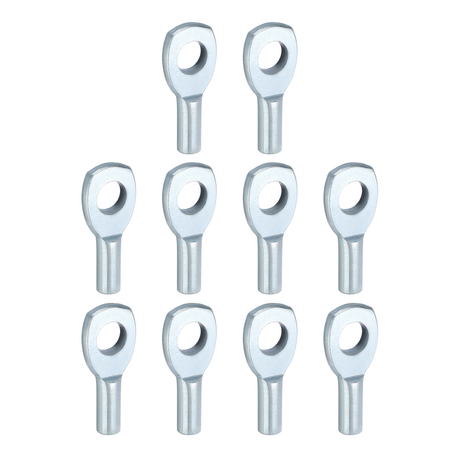 10pcs Cable Ball Stopper Gym Machine Accessories for 6mm Cable Fitness Silver