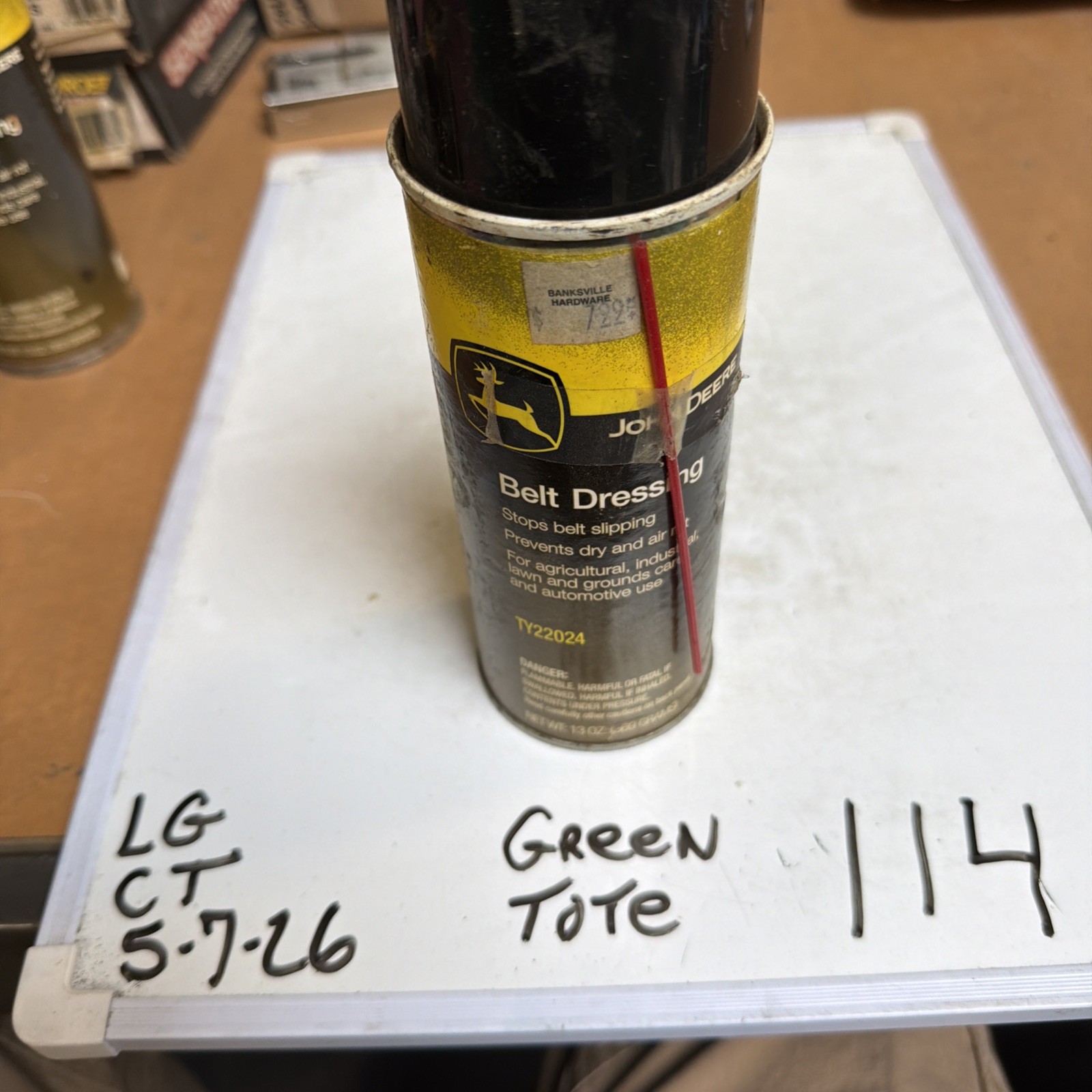 John Deere OEM Belt Dressing Aerosol 13oz TY22024