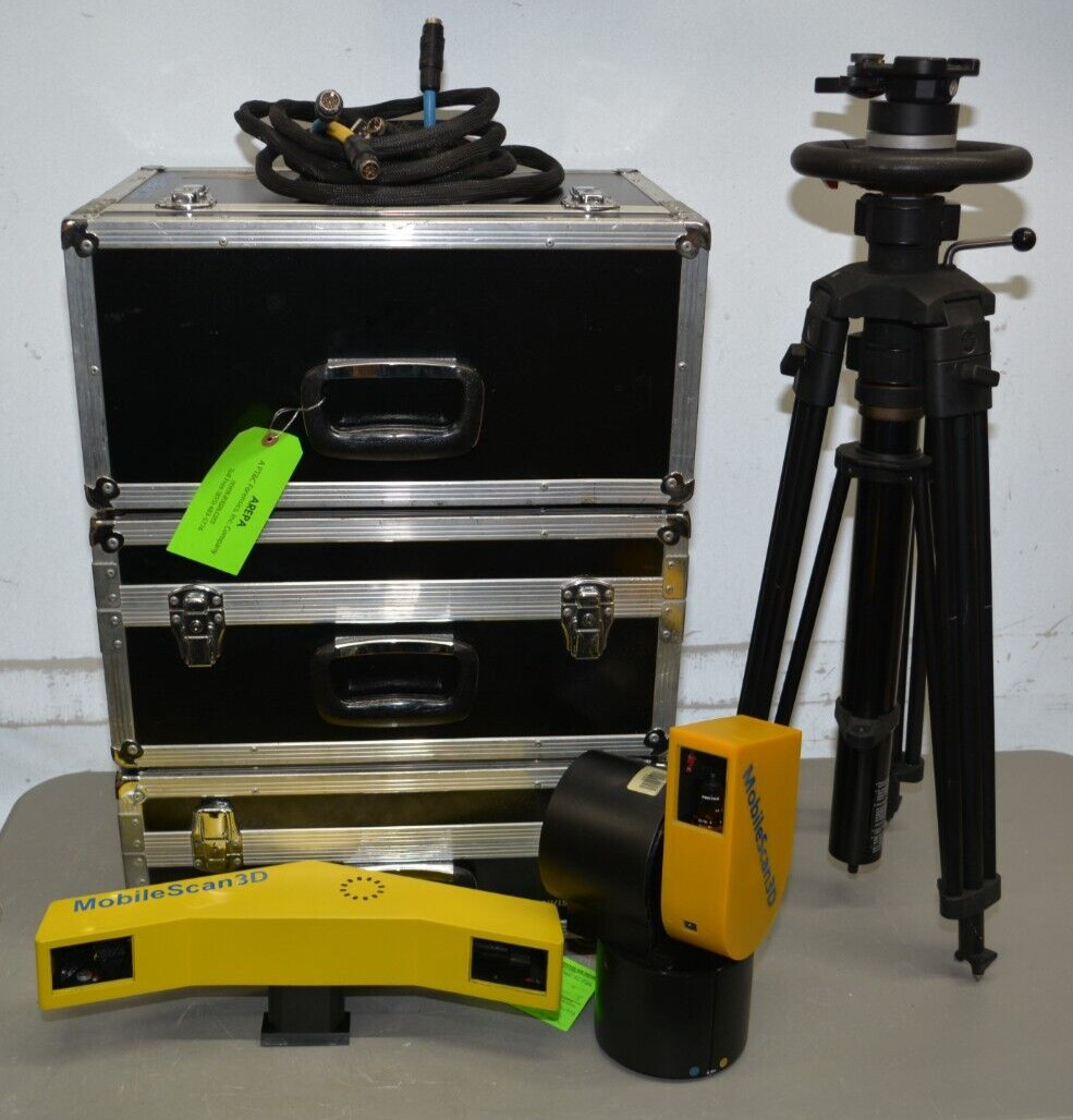 ^ NVision MobileScan3D System Swivel Head 3d Laser Scanner #X1684