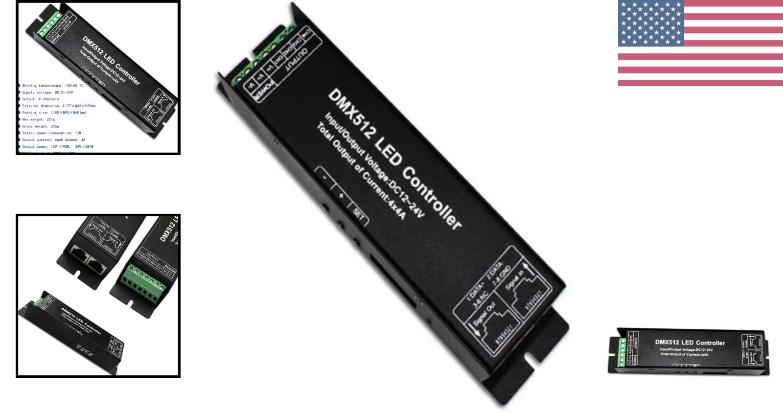 decoder LED Digital Tube 4 Channel RGBW Strip Control Article LED Lights and ...
