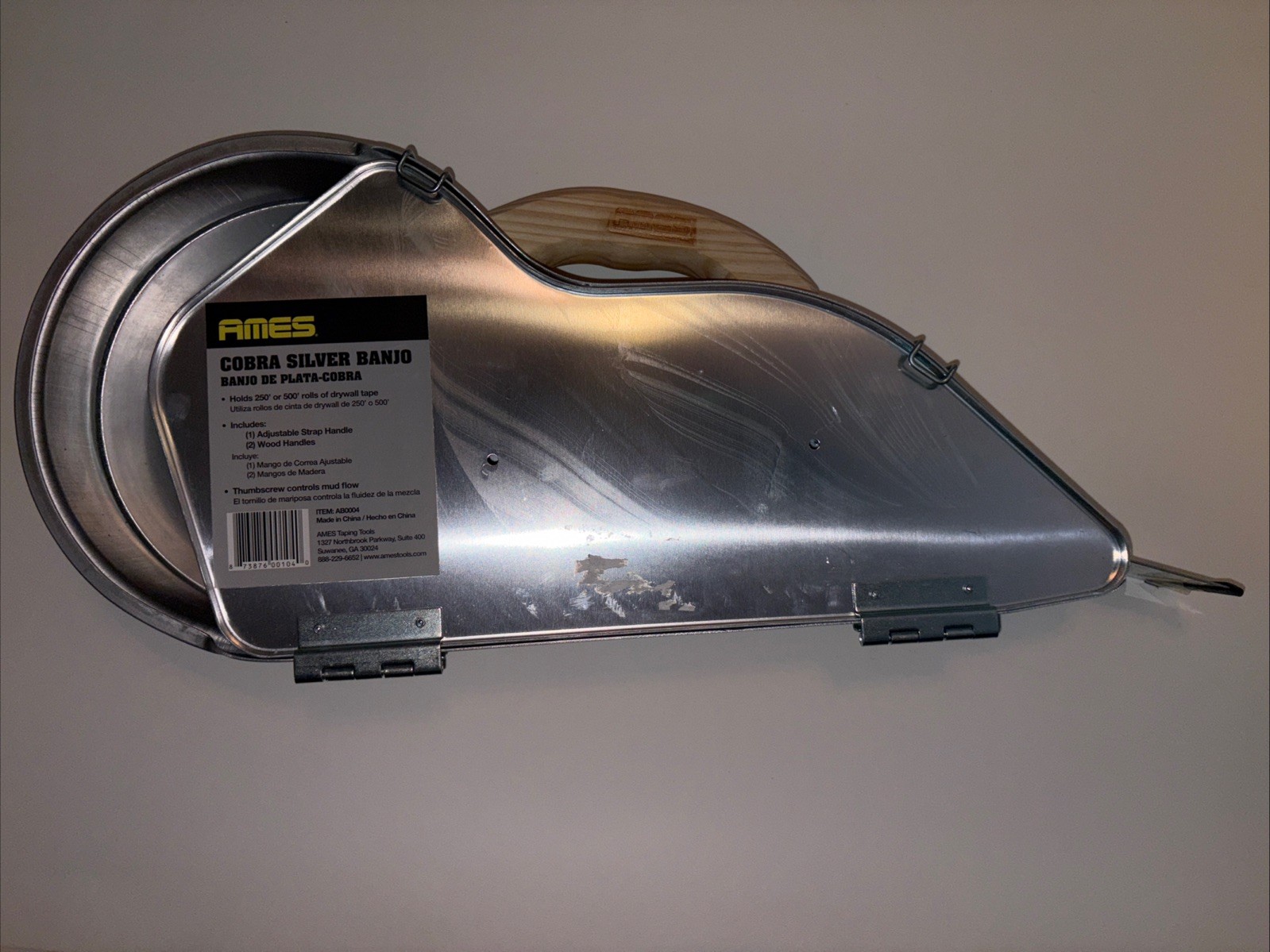Ames Cobra Silver Drywall Banjo  Holds 250-500 FT BRAND NEW