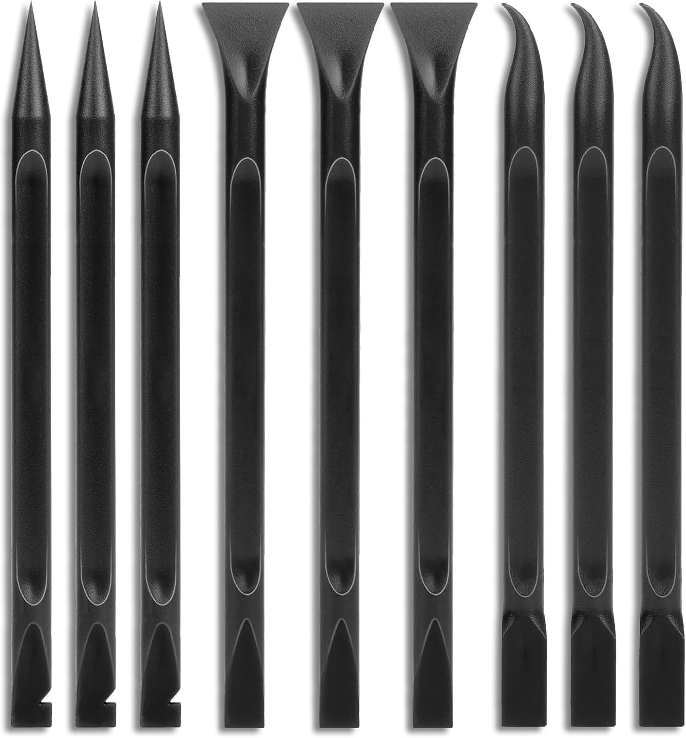 New 9 PCS Crevice Cleaning Tool Carbon Fiber Plastic Scraper Tool Car Detailing