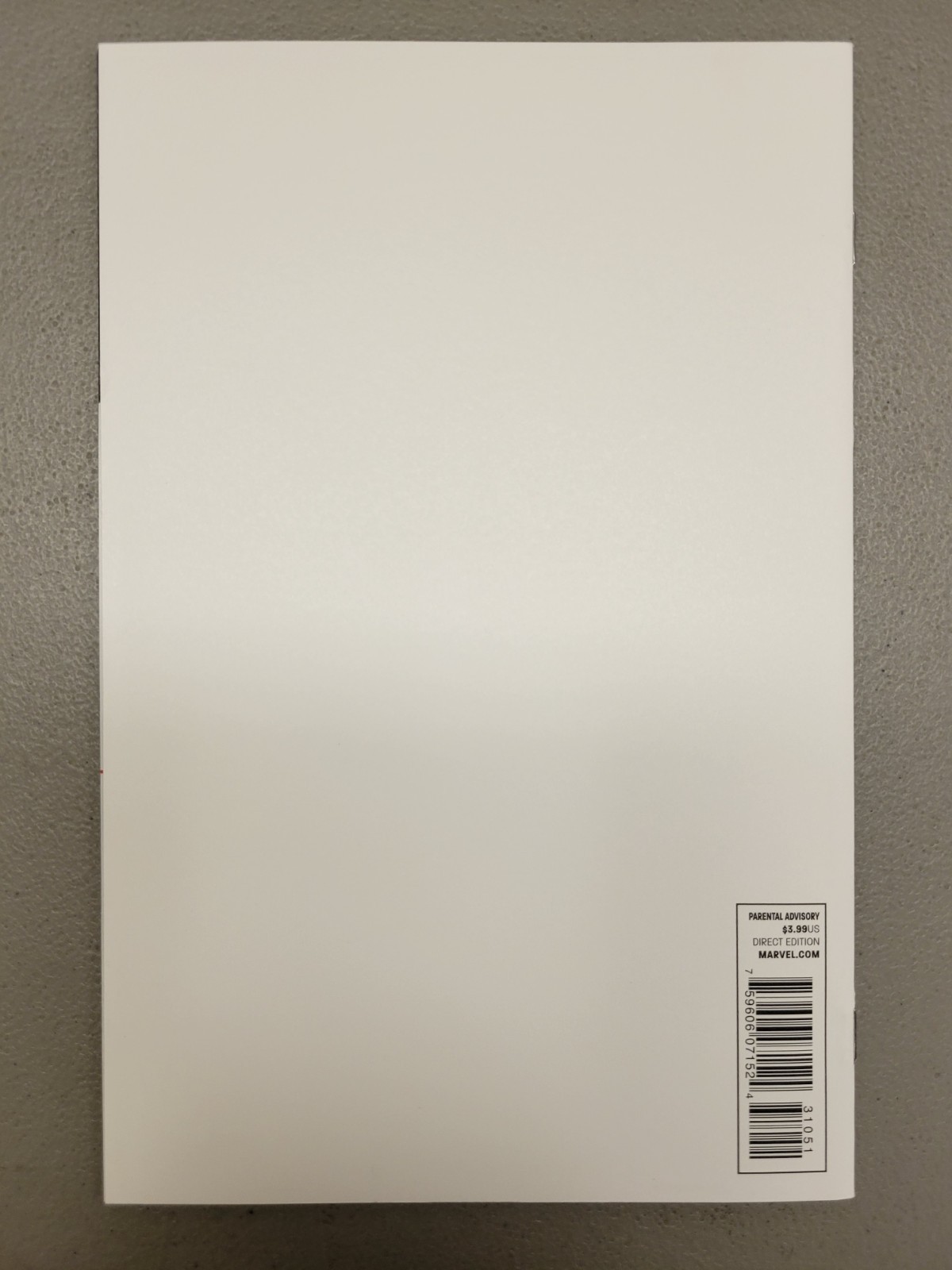 Wolverine #310 Blank Sketch Variant Marvel Comics