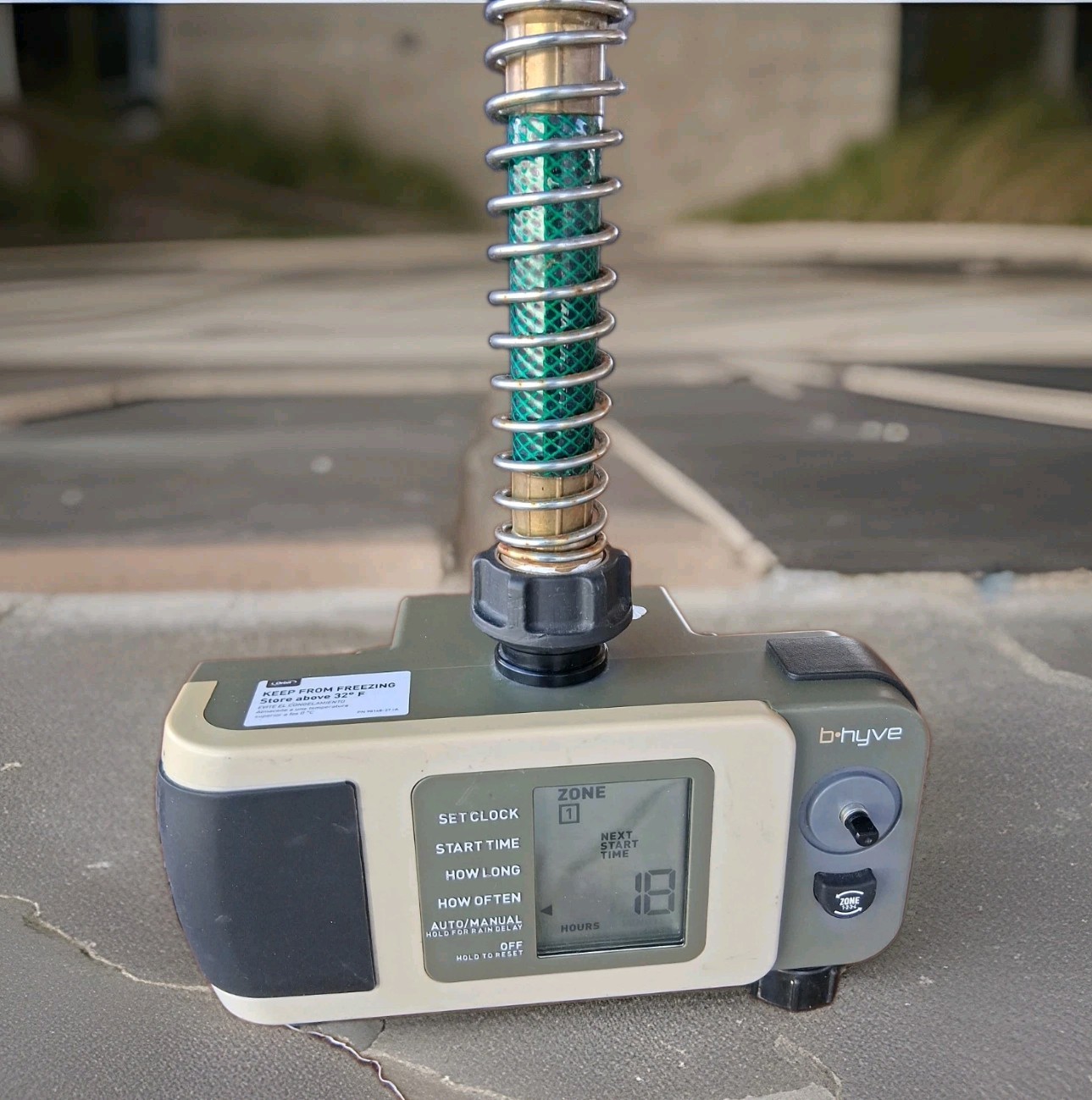 Orbit B-Hyve 4-zone Smart Hose Watering Timer No.24634  Missing  Knob Works