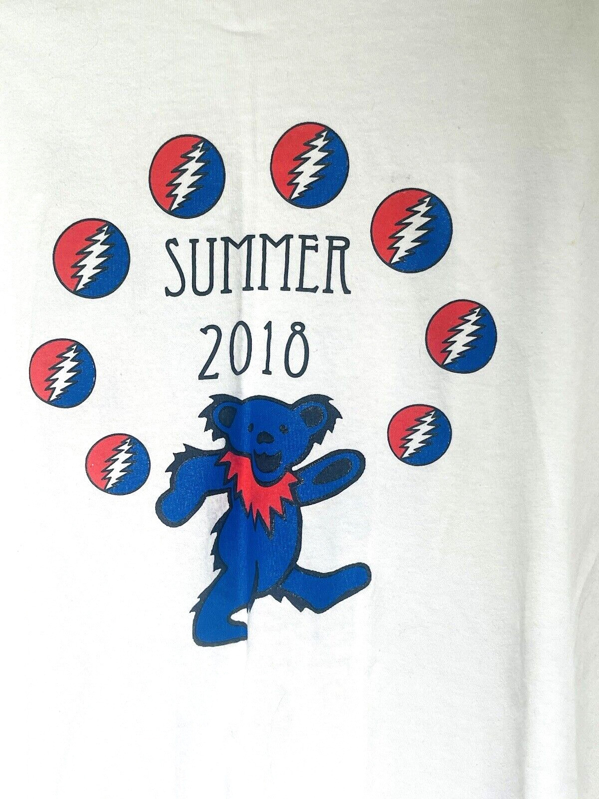 Steal Your Jerry Face T-Shirt Double Sided Summer 2018 Dancing Bears Size XL