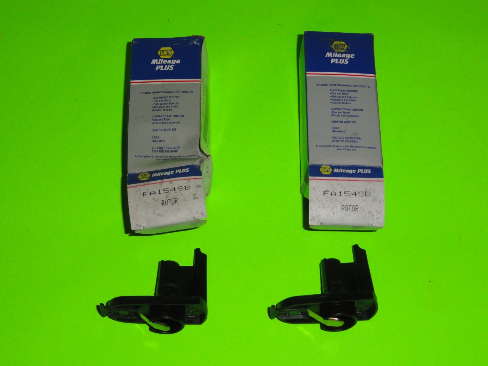Lot of 2 - NAPA Mileage Plus FA154SB Distributor Rotor NEW/NOS Made in the USA
