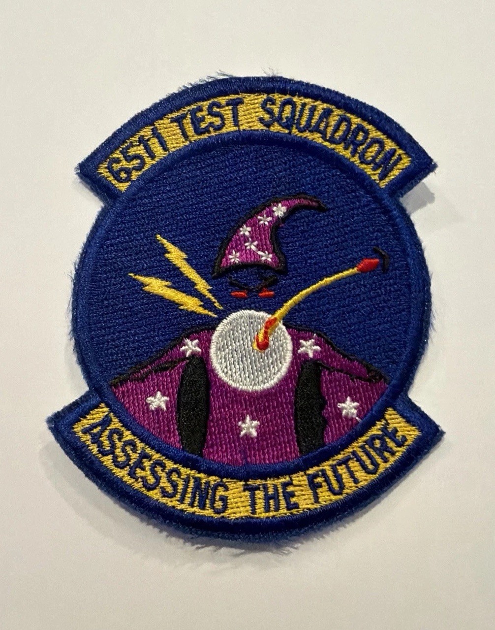 USAF 6511th TEST SQUADRON MILITARY PATCH Blue purple Yellow