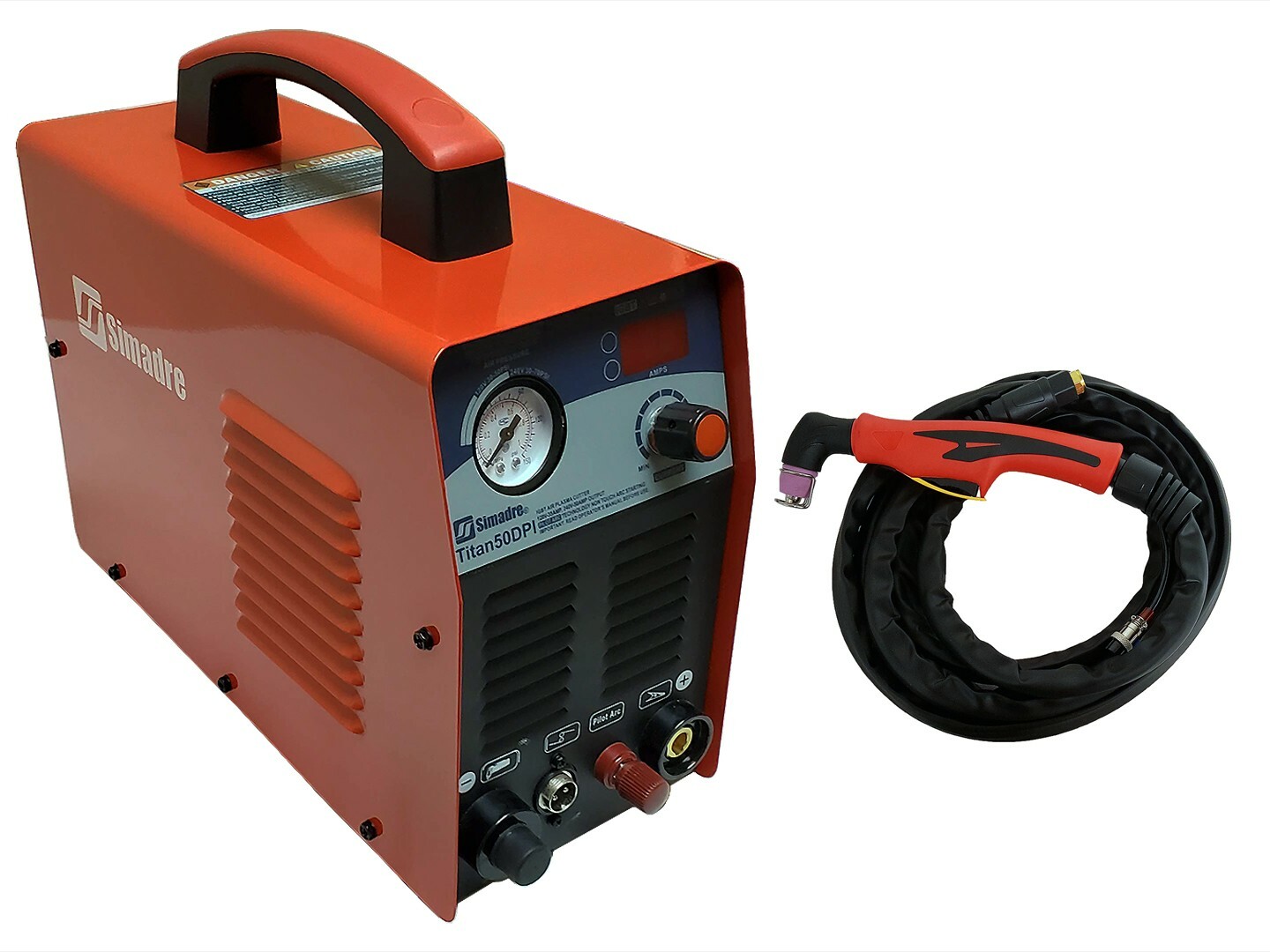 Pilot Arc Plasma Cutter 23FT SIM-G60 110/220V 50A Powerful Simadre 50DP