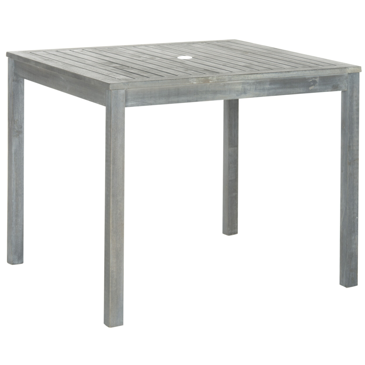SAFAVIEH Outdoor Collection Bradbury 5-Piece Dining Set | Ash Grey/Beige |