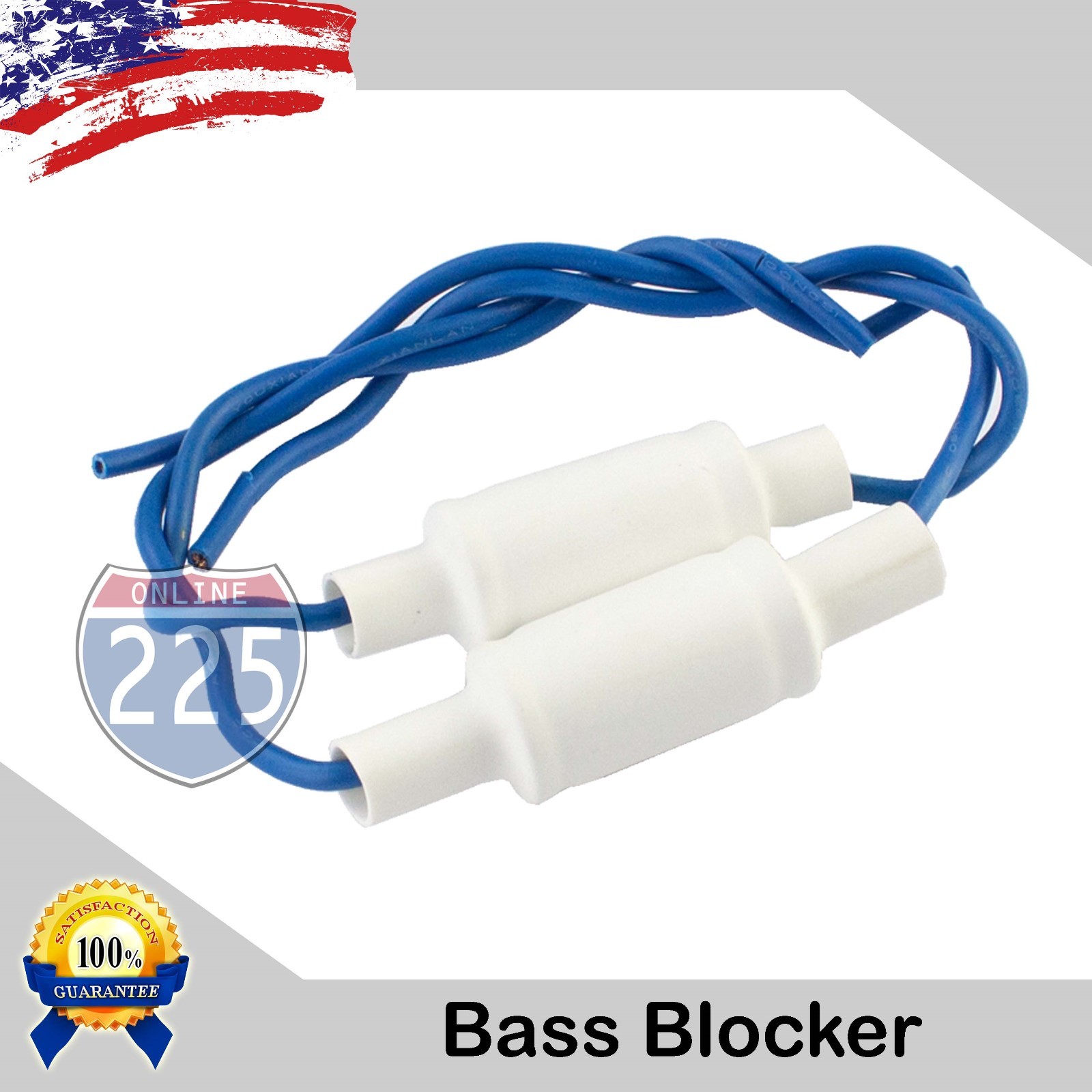1 Pair 10% Bass Blocker Capacitors 133 uF 50 Volts 300 Hertz 4 Ohm Non-Polar Cap