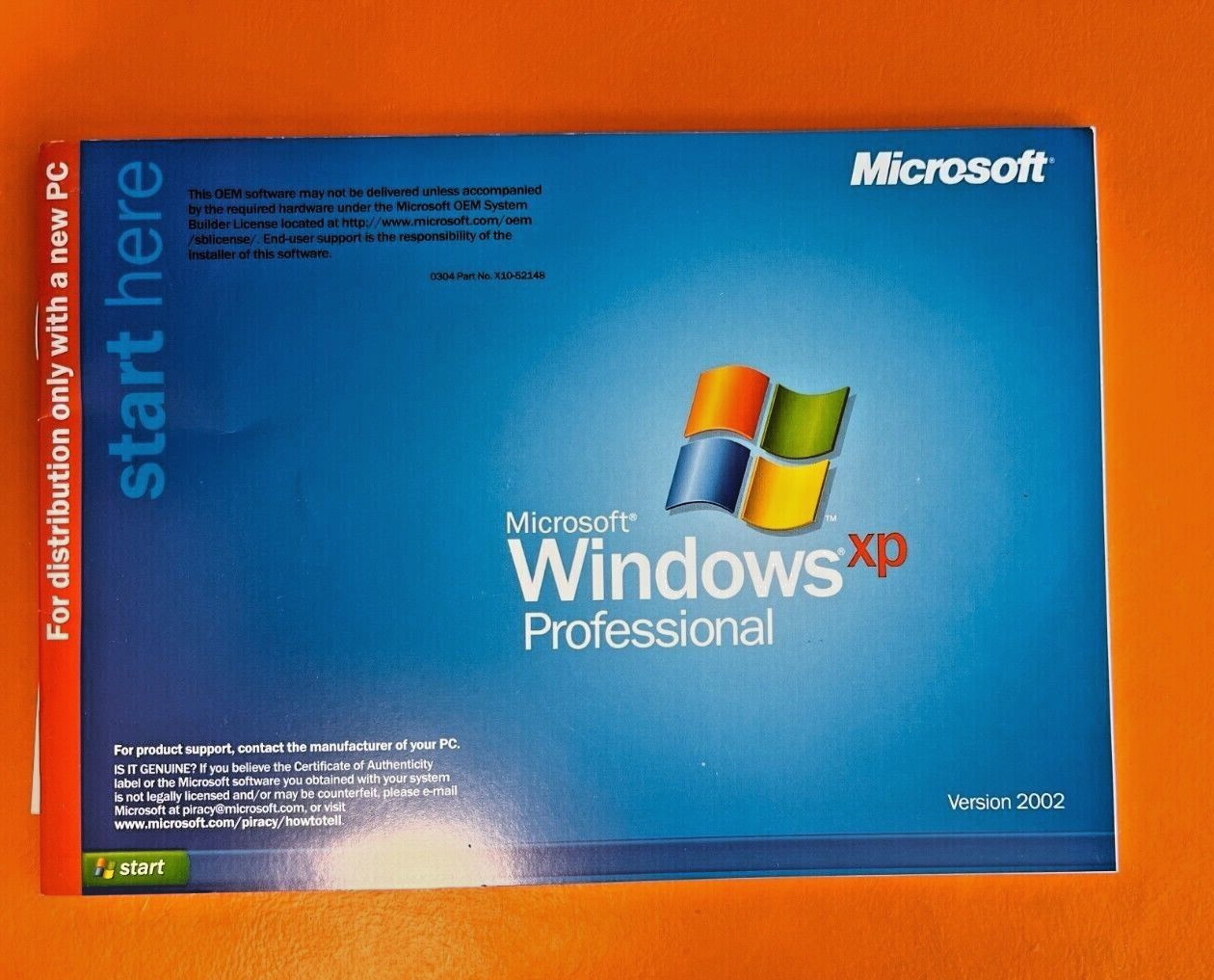 Microsoft Windows XP Pro Key / CD Service Pack 2 NOT FOR MAC OR VIRTUAL MACHINES