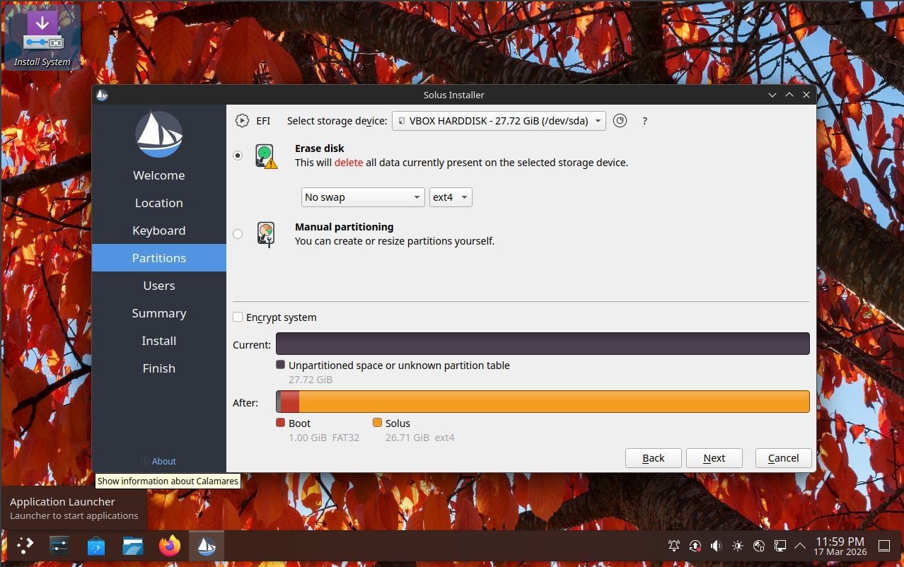 Solus Plasma 2025 USB Live Installer – Latest Version – PC & Intel Mac UEFI/BIOS