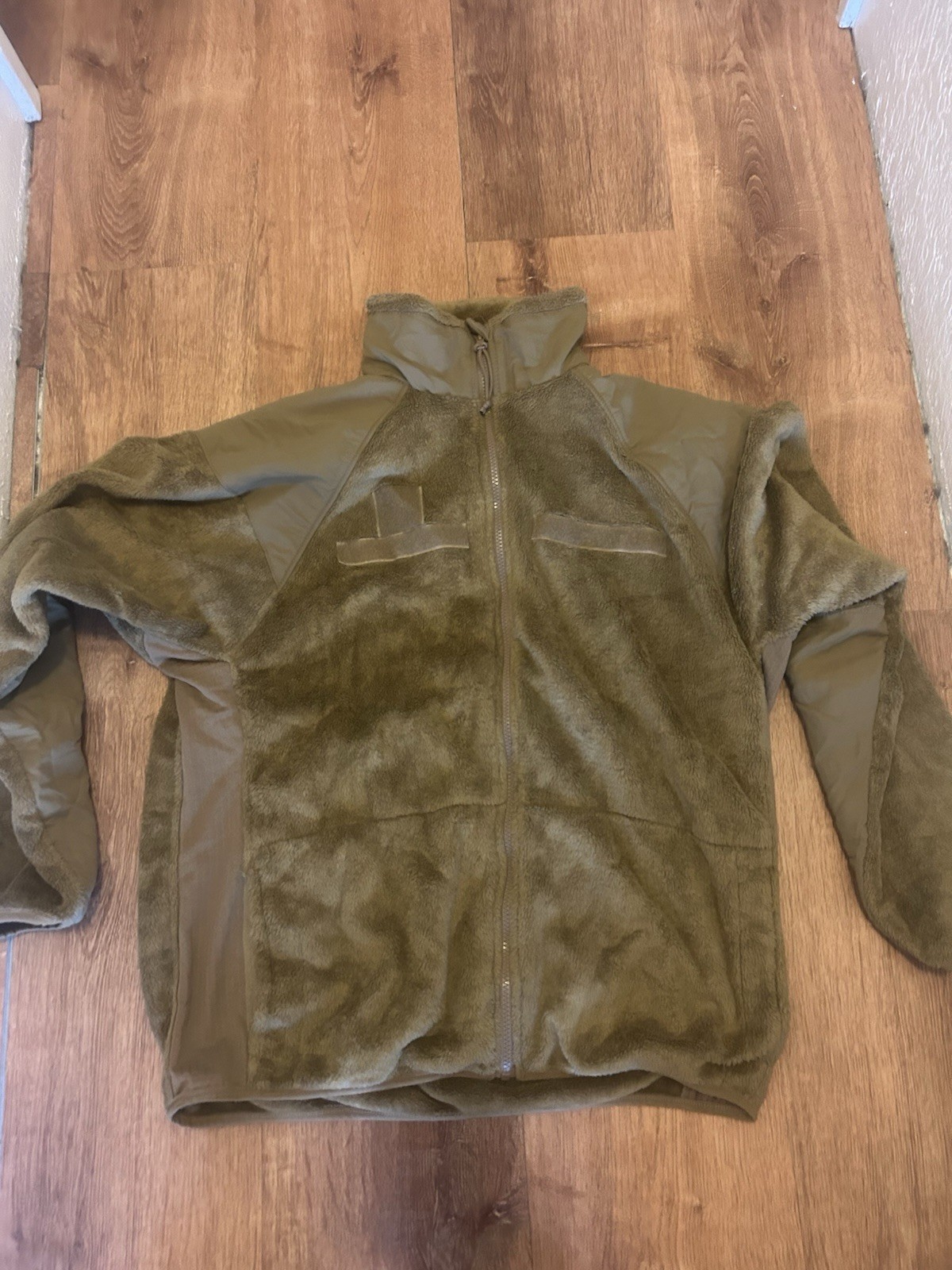 Coyote Brown Army Fleece Jacket MEDIUM