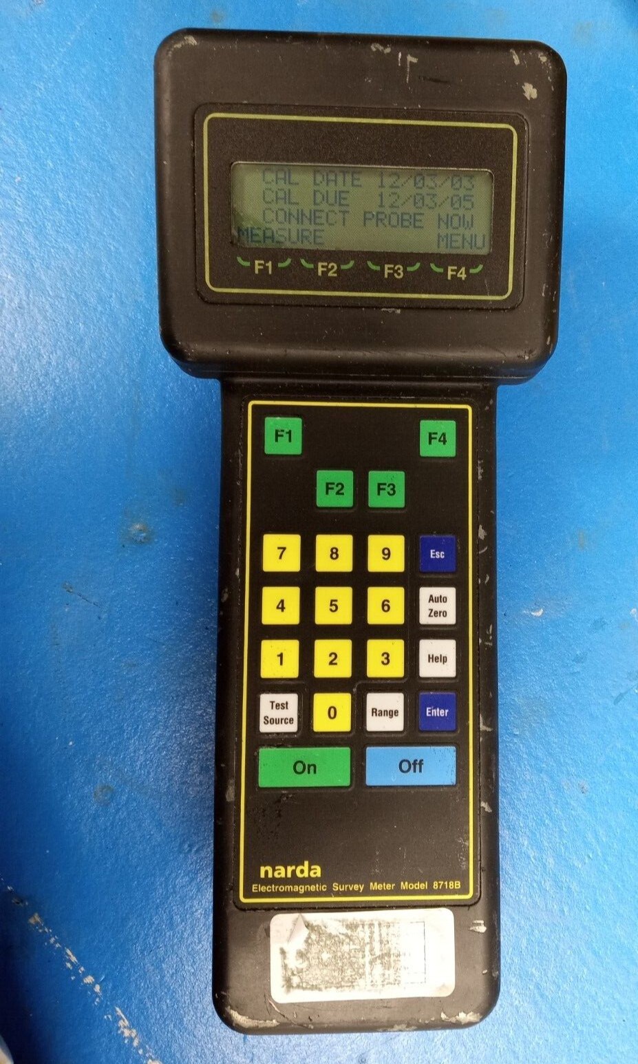 Narda 8718B RF Survey Meter With 8741D Isotropic Probe w/ Case