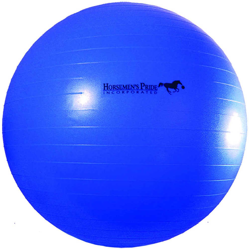 Horsemen'S Pride 30 Inch Mega Ball For Horses Blue Horse Toy
