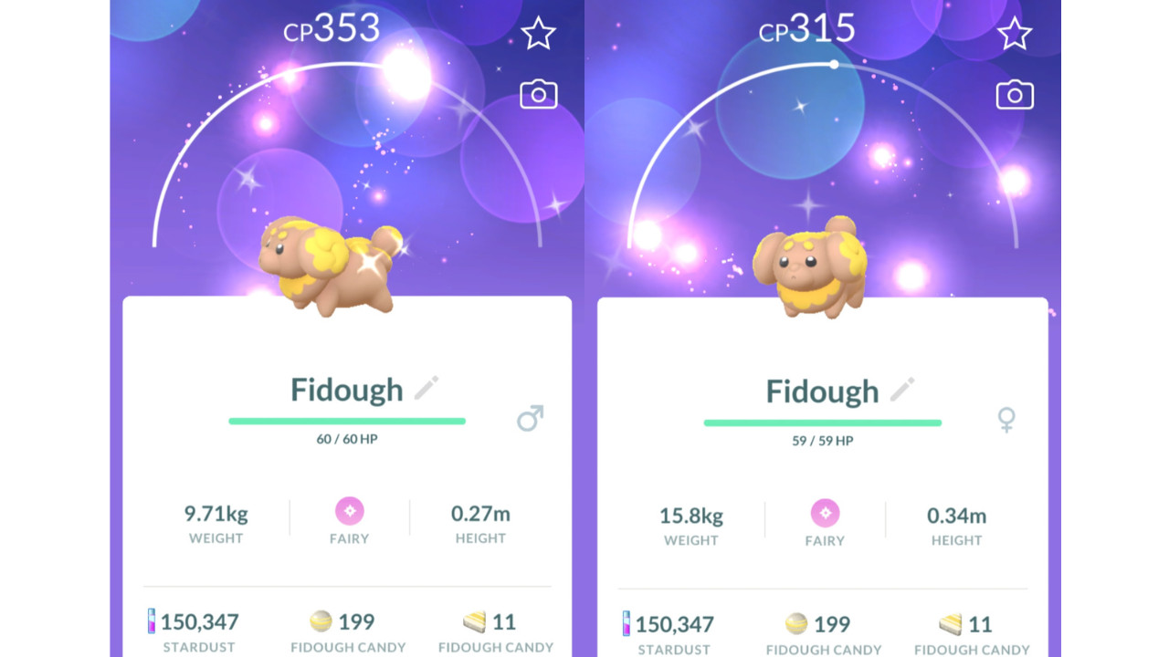 🐕Shiny Fidough (Dazzling Yeast) Pokemon GO🐕 Exchange or PTC