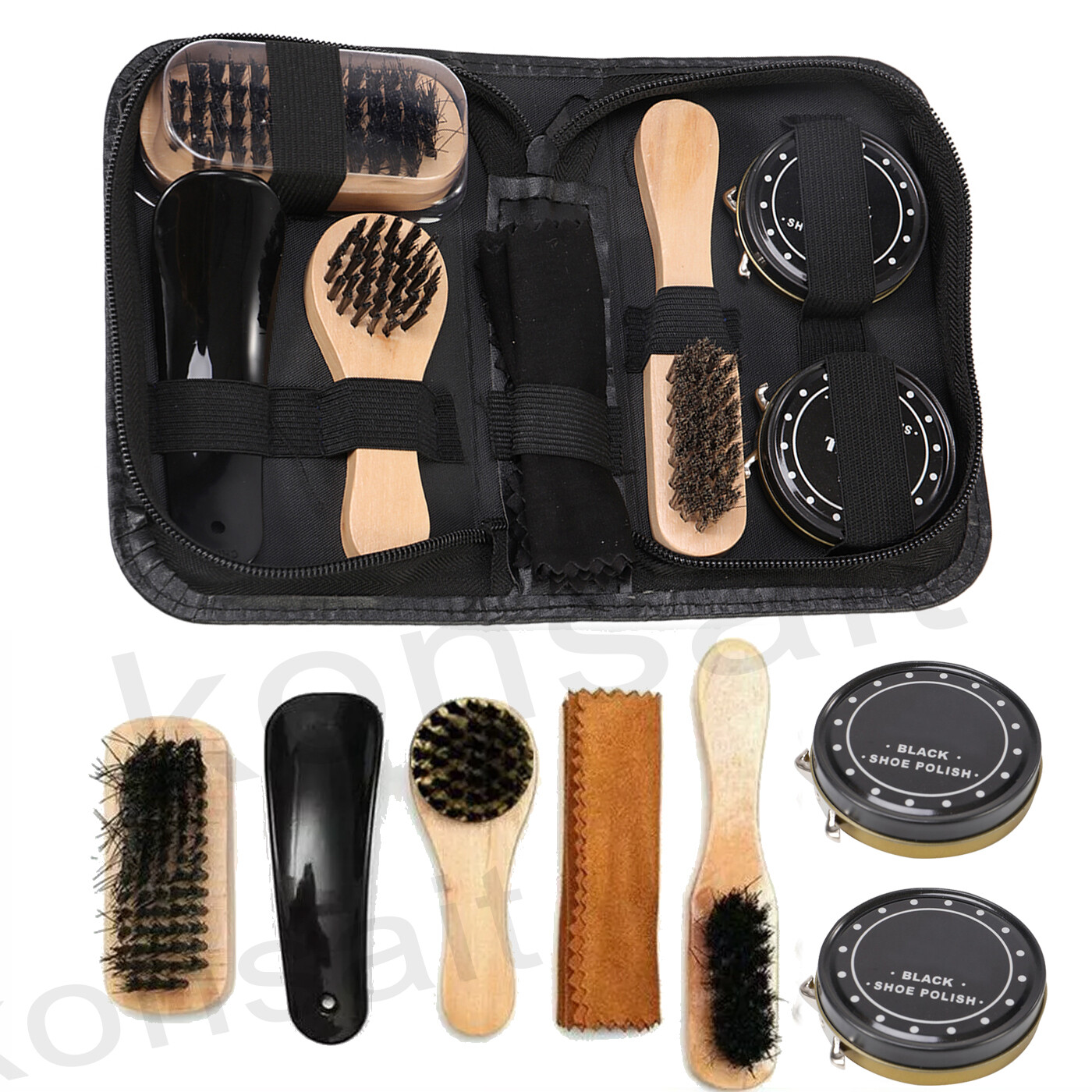 Cleaning Brush Shine Care Kit Polish Brush Set Kit Shoes Care Shoe Cleaning Boot