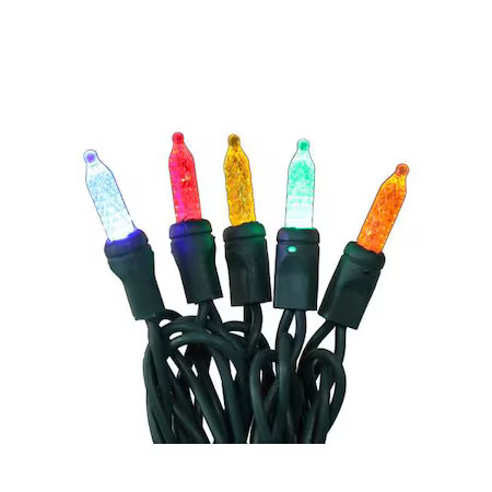 Stringlights, 25Ft, Bllt, 50Leds, Multi, 60Rg16