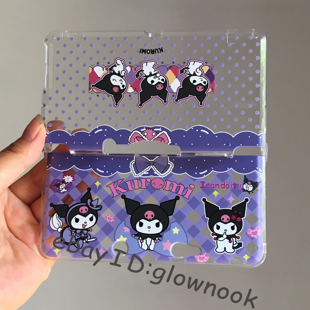 Hot Kuromi Purple Checkerboard Design Case Shell Cover For Nintendo series parts