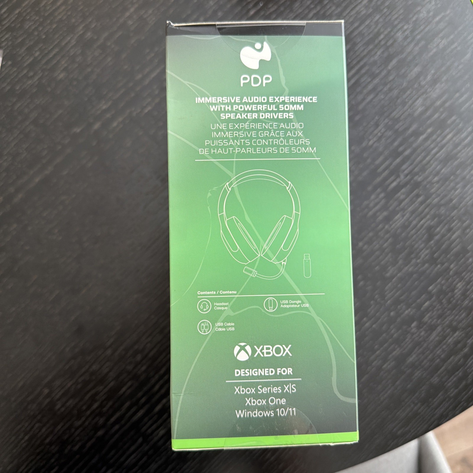 PDP Airlite Pro Glow Wireless Jolt Green Stereo Gaming Headset Xbox Brand New