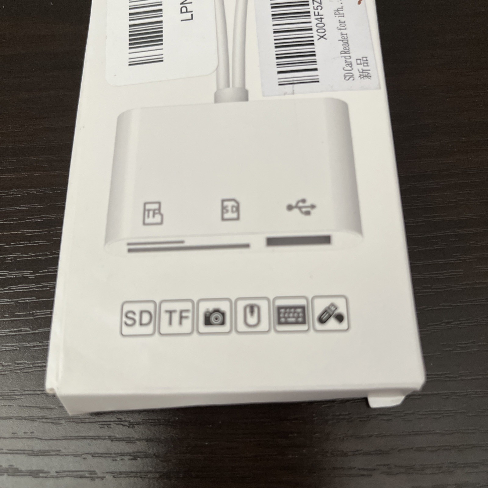SD card reader for iPhone no App Driver Required