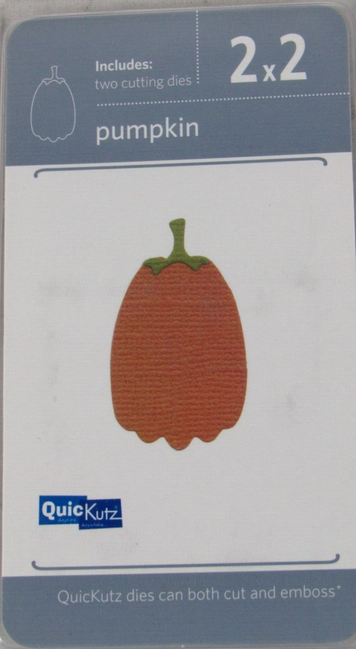 QuicKutz Pumpkin 2x2, 2 Cutting Die Set KS-0975