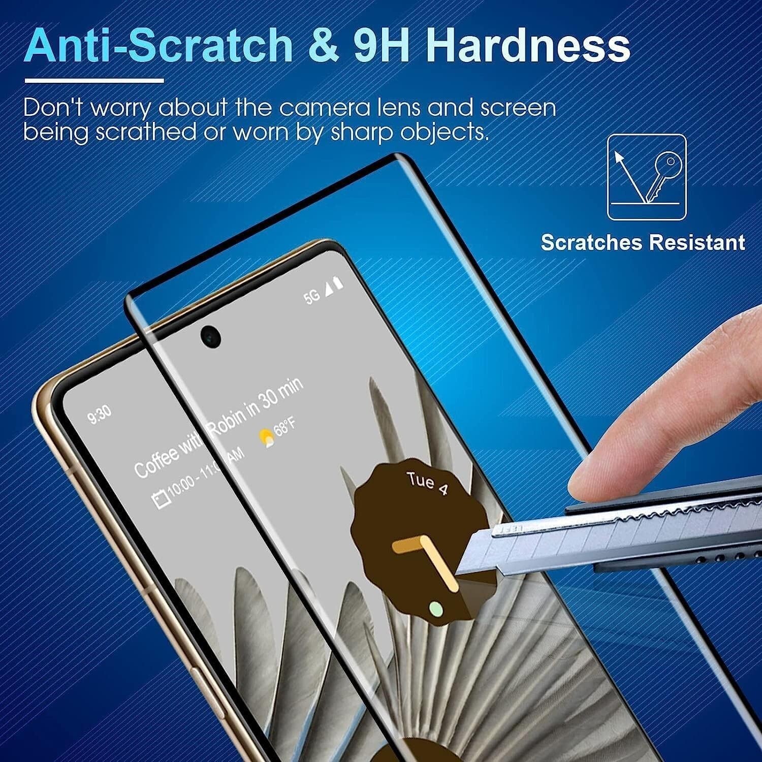 3-Pack Tempered Glass Screen Protector For Google Pixel 7 Pro / 7 / 6 Pro / 6