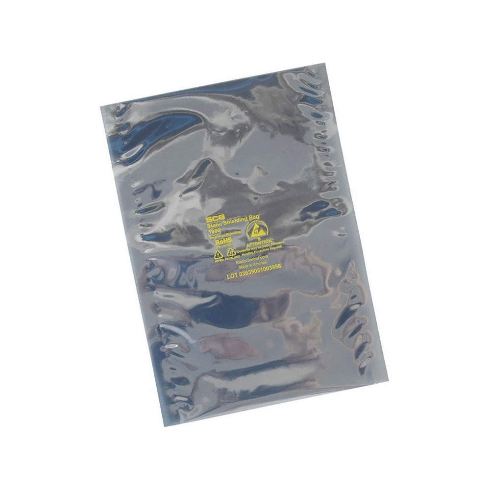 SCS 1001014 Static Shielding Bag,10",14",Open,PK100 20FW04