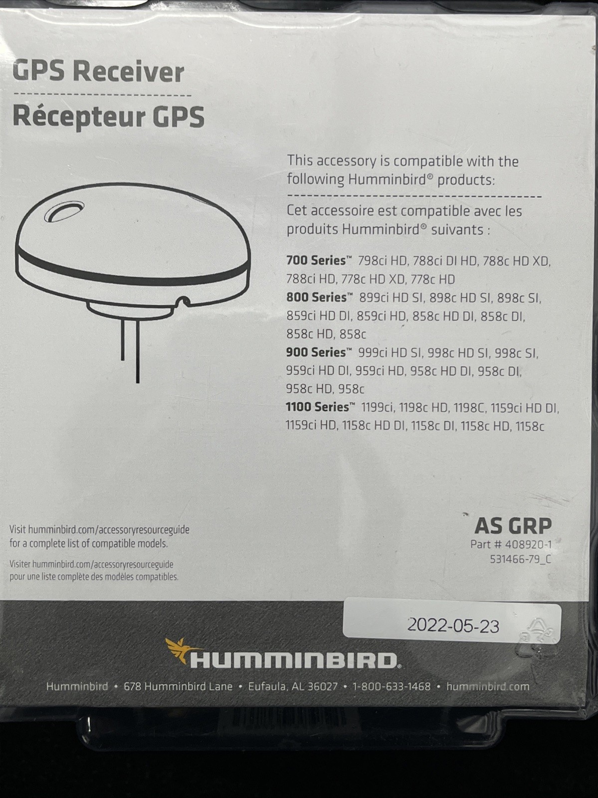 Humminbird 408920-1 GPS Receiver