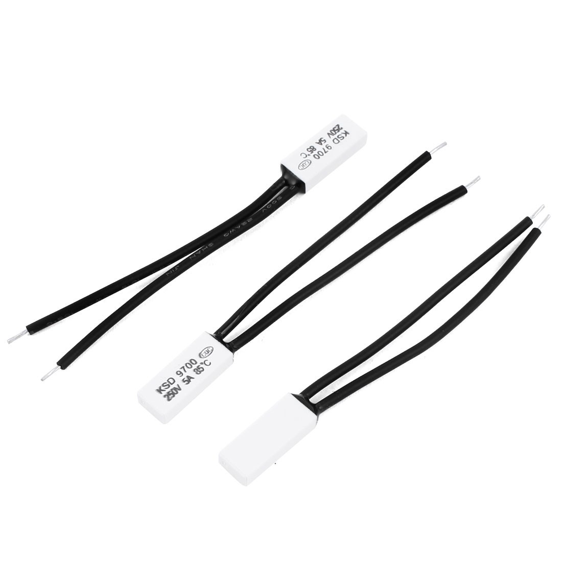 3 x KSD9700 85 Celsius NC Bimetal Thermostat Temperature Control Switch 250V 5A