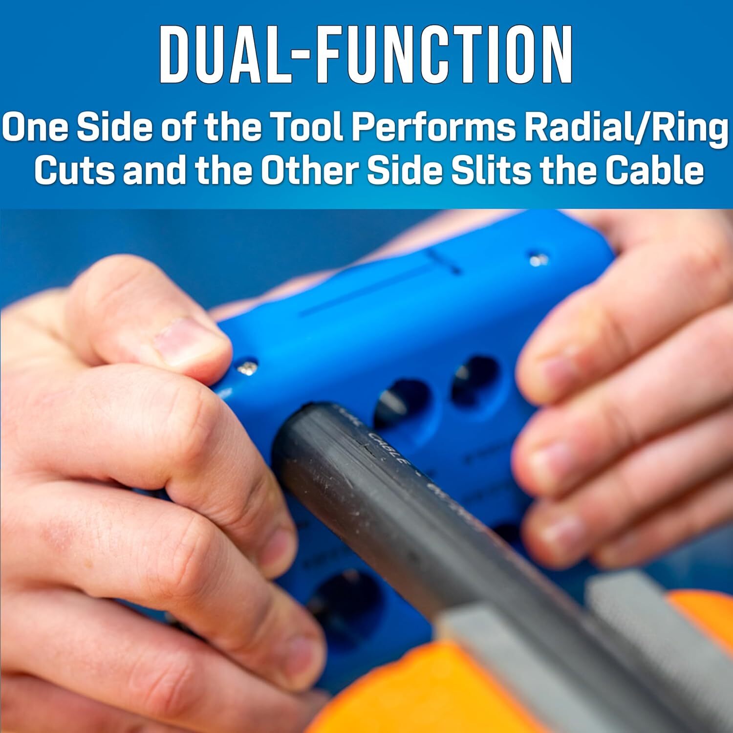 Jonard Tools MS-836Mid Span Slit & Ring Tool for RocketRibbon® Cable,Slit & Ring