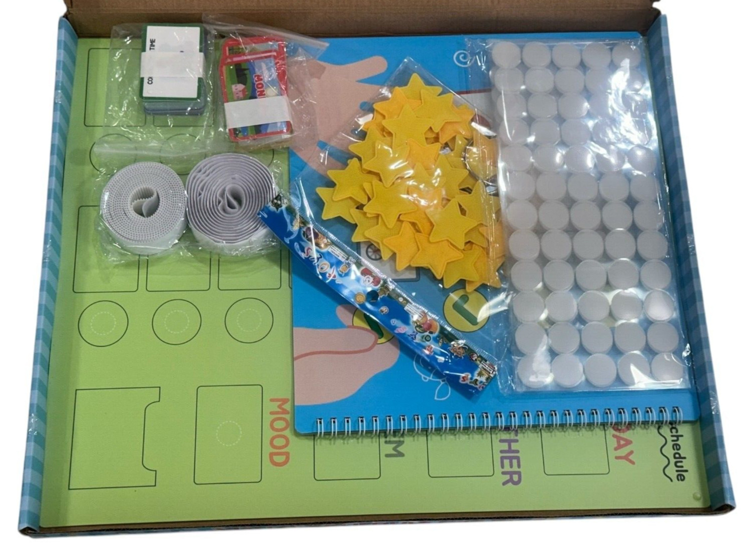 Visual Schedule for Kids, 96 Cards