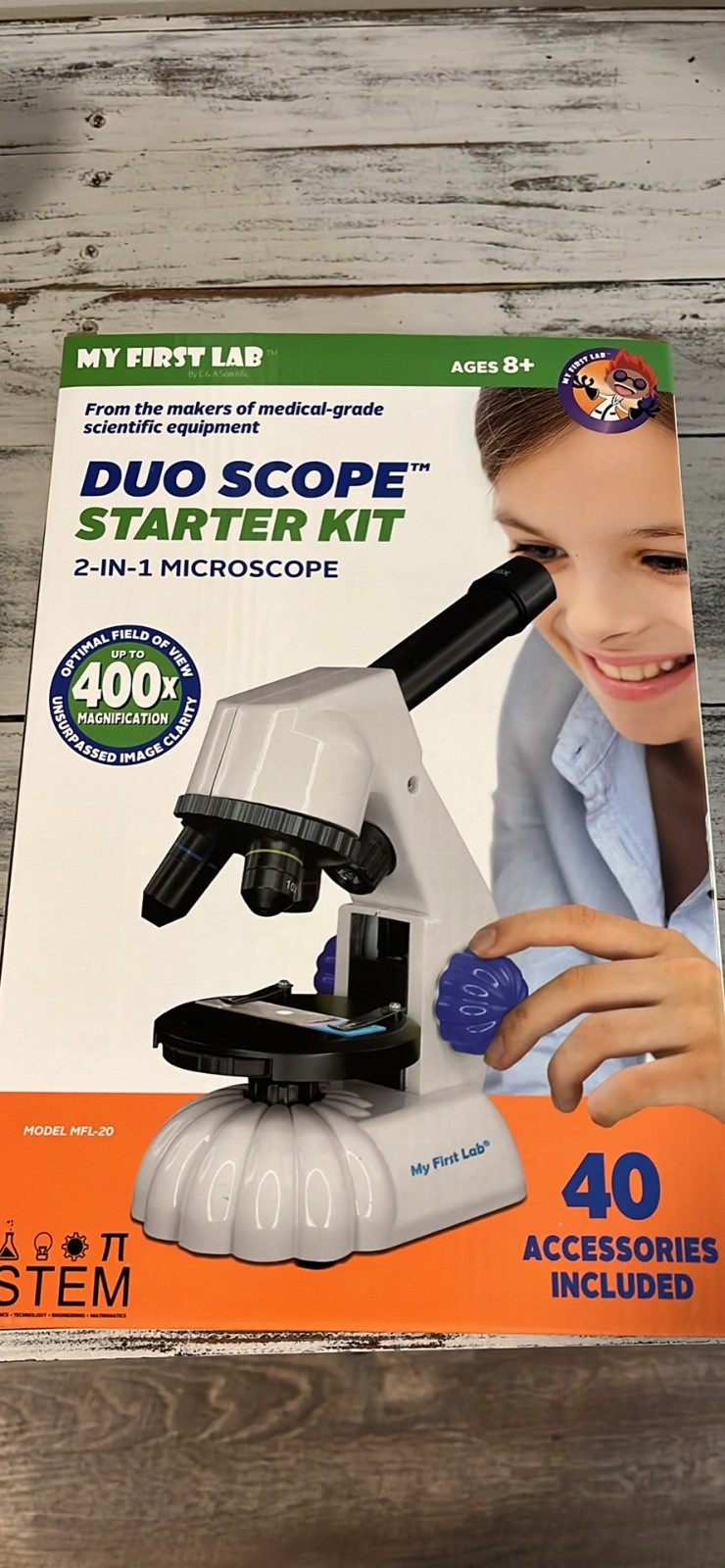 My First Lab Duo Scope Starter Kit – 2-in-1 Microscope (USED ONCE)