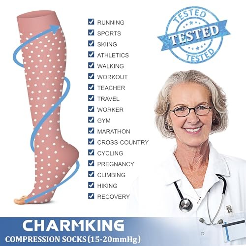 3 Pairs Open Toe Compression Socks for Women & Small-Medium 11 Pink/Pink/Pink