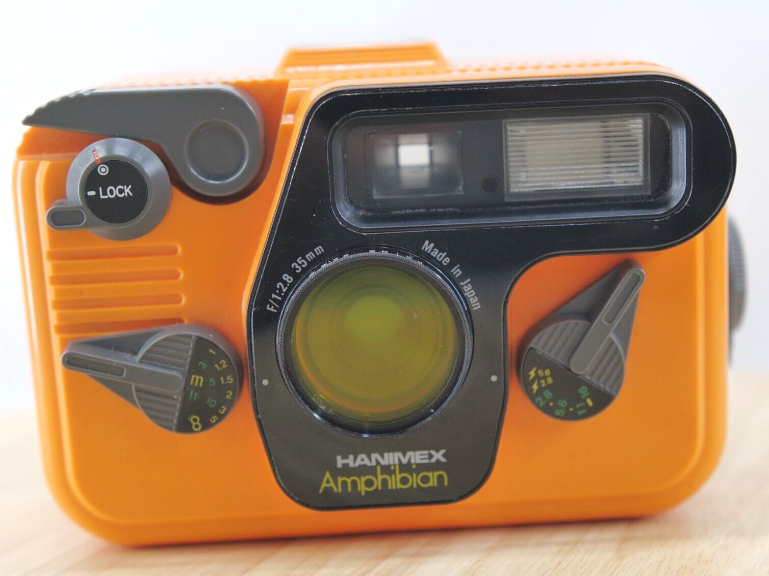 Hanimex Amphibian 35mm Underwater Camera 35mm F/1:2.8 Lens Vintage Japan