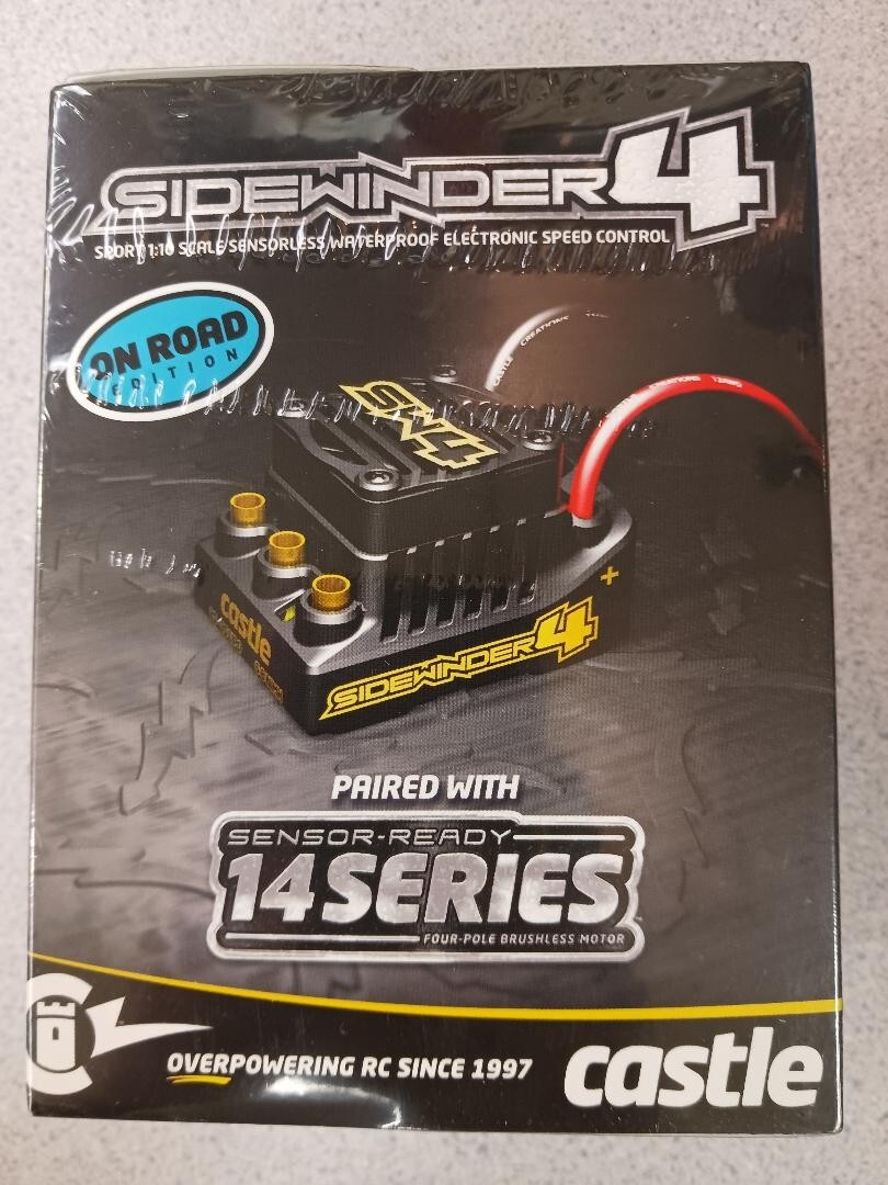 Castle Creations Sidewinder SW4 Waterproof 1/10 ESC/Motor Combo w/1406 6900kV