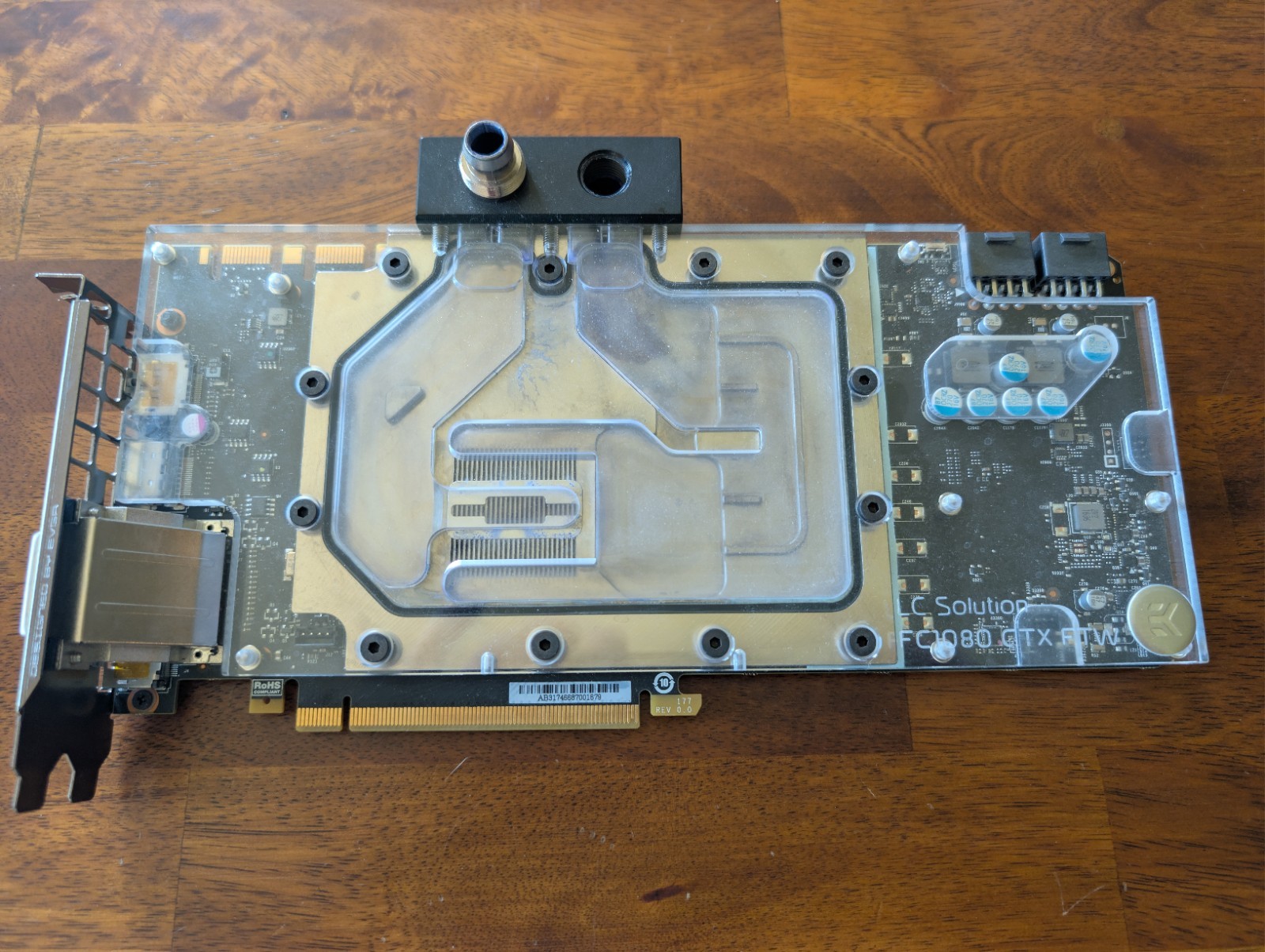 EVGA NVIDIA GeForce GTX 1080 FTW 8GB GDDR5X With EK Waterblock/Back Plate