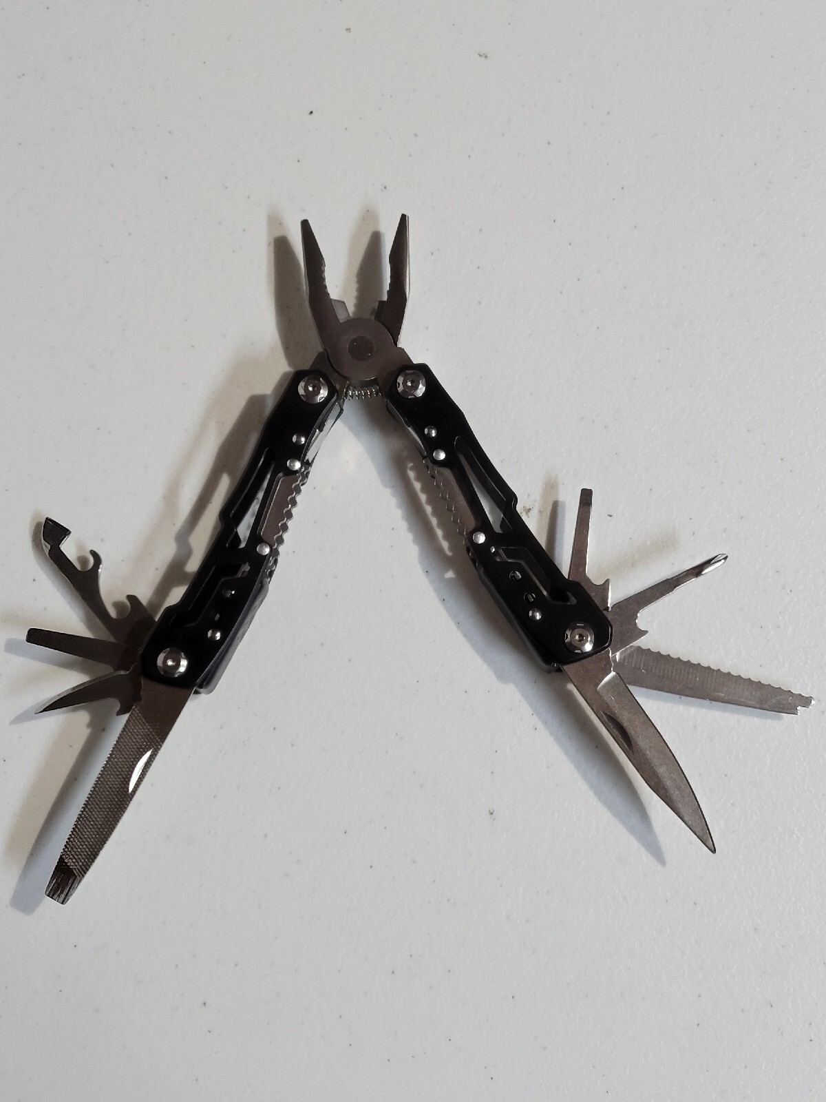 14-in-1 Portable Multitool With Safety Locking, Stainless Steel Pliers...