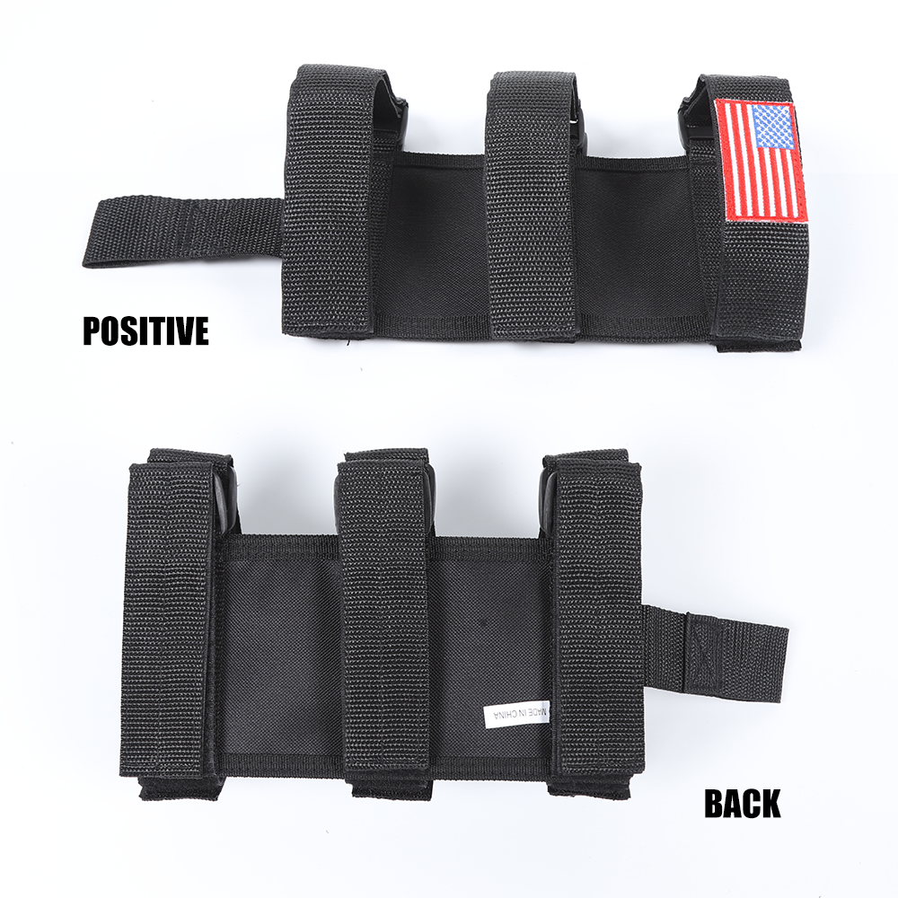 Black Roll Bar Fire Extinguisher Holder Adjust Bracket Mount for Jeep Wrangler