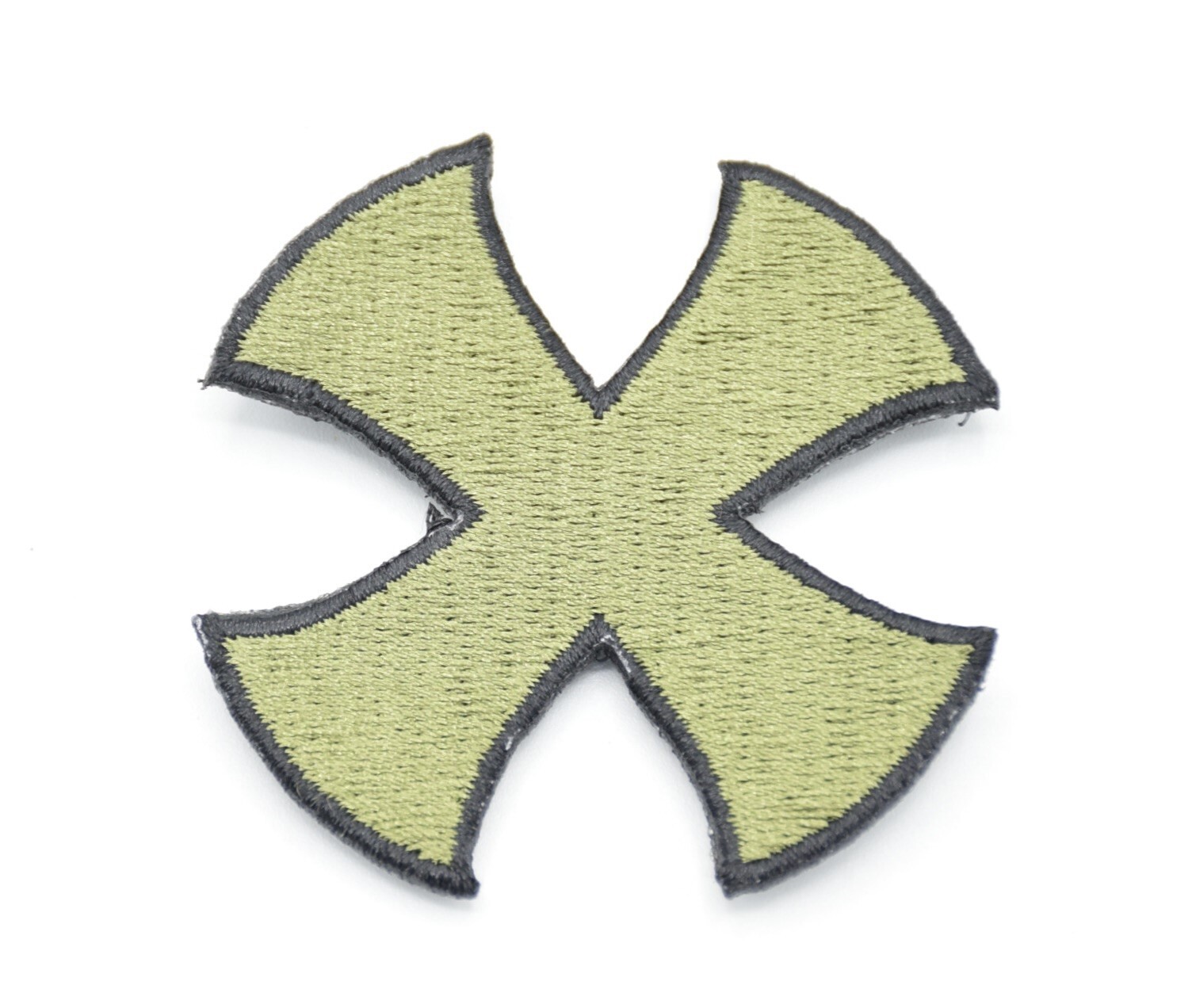 NOVESKE RIFLE WORKS "IRON CROSS BAZOOKA GREEN" LOGO PATCH HOOK/LOOP BACKING​​​