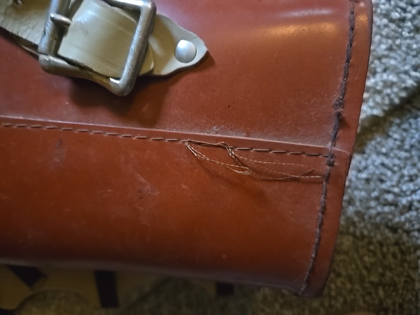 Vintage Leather Arrow Quiver Holder