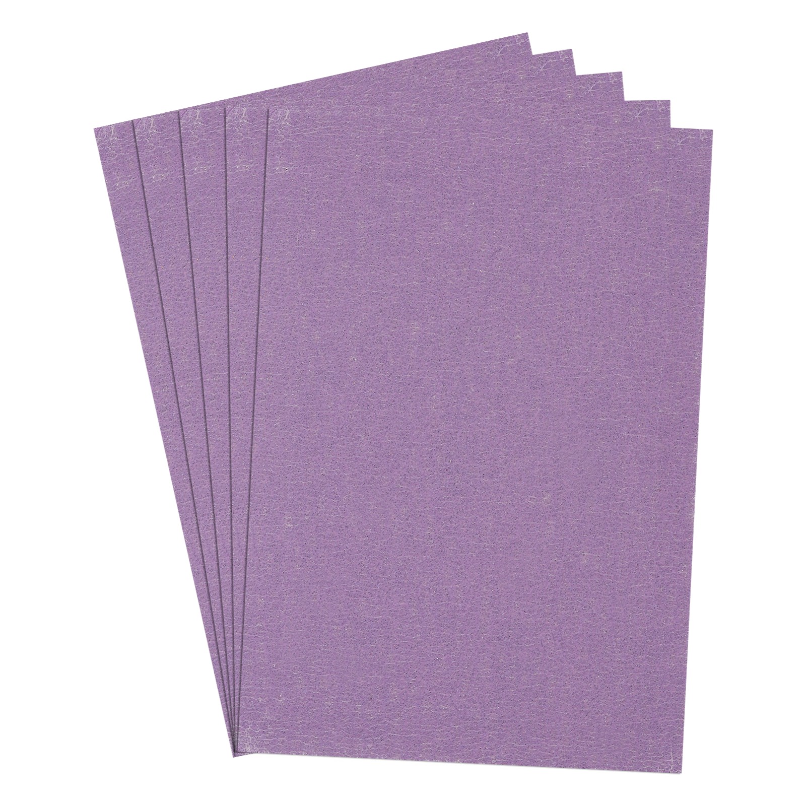 5 Pcs 120 Grit Dry Sandpapers, 3.87 x 5.5 Inch Kraft Sand Papers, Purple