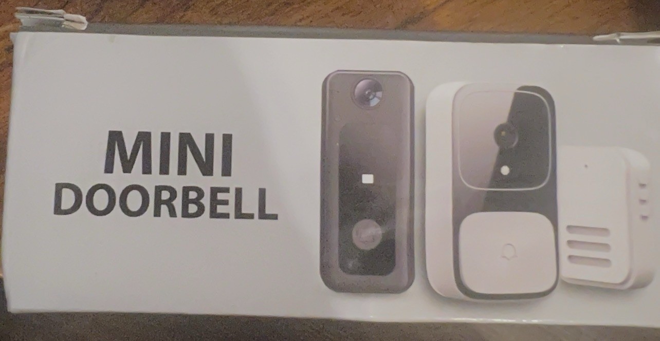 Unbranded Smart Mini Doorbell 2-Way Audio HD Image And Wi-Fi