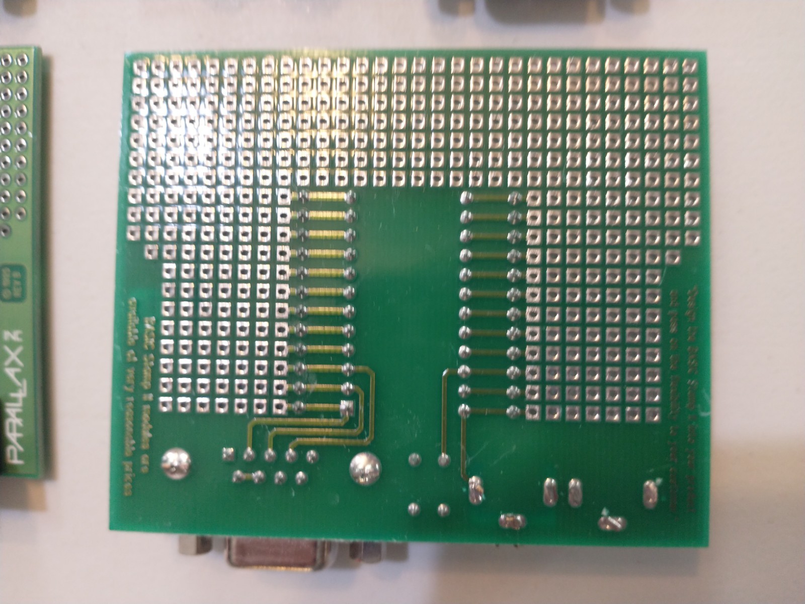 Parallax BASIC Stamp 2 Carrier/Solder Board BS2 Dev Board 9-Pin Serial (No CPU)