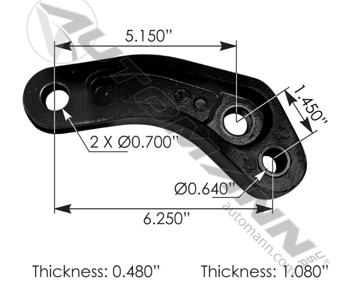 Automann M134705 - Mount-Hood Pivot For Driver Side For Peterbilt