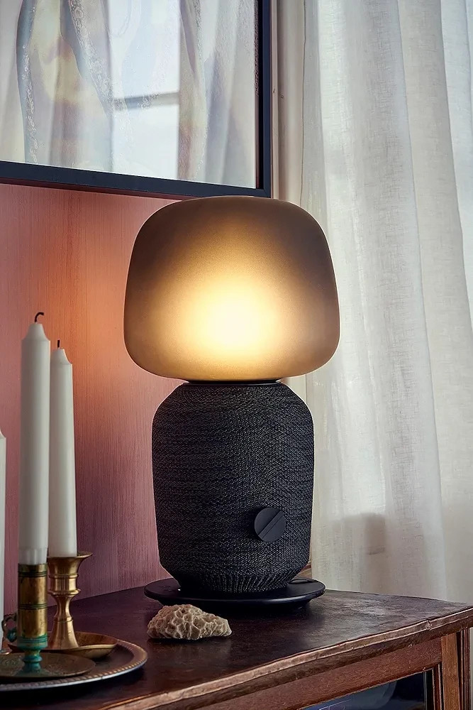 IKEA SONOS SYMFONISK Table lamp with WiFi Speaker, Black 603.575.96