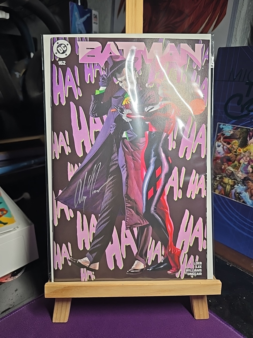 BATMAN 162 SIGNED ALEX ROSS COA COLLECTOR'S CLUB EXCLUSIVE VARIANT ART JIM LEE .