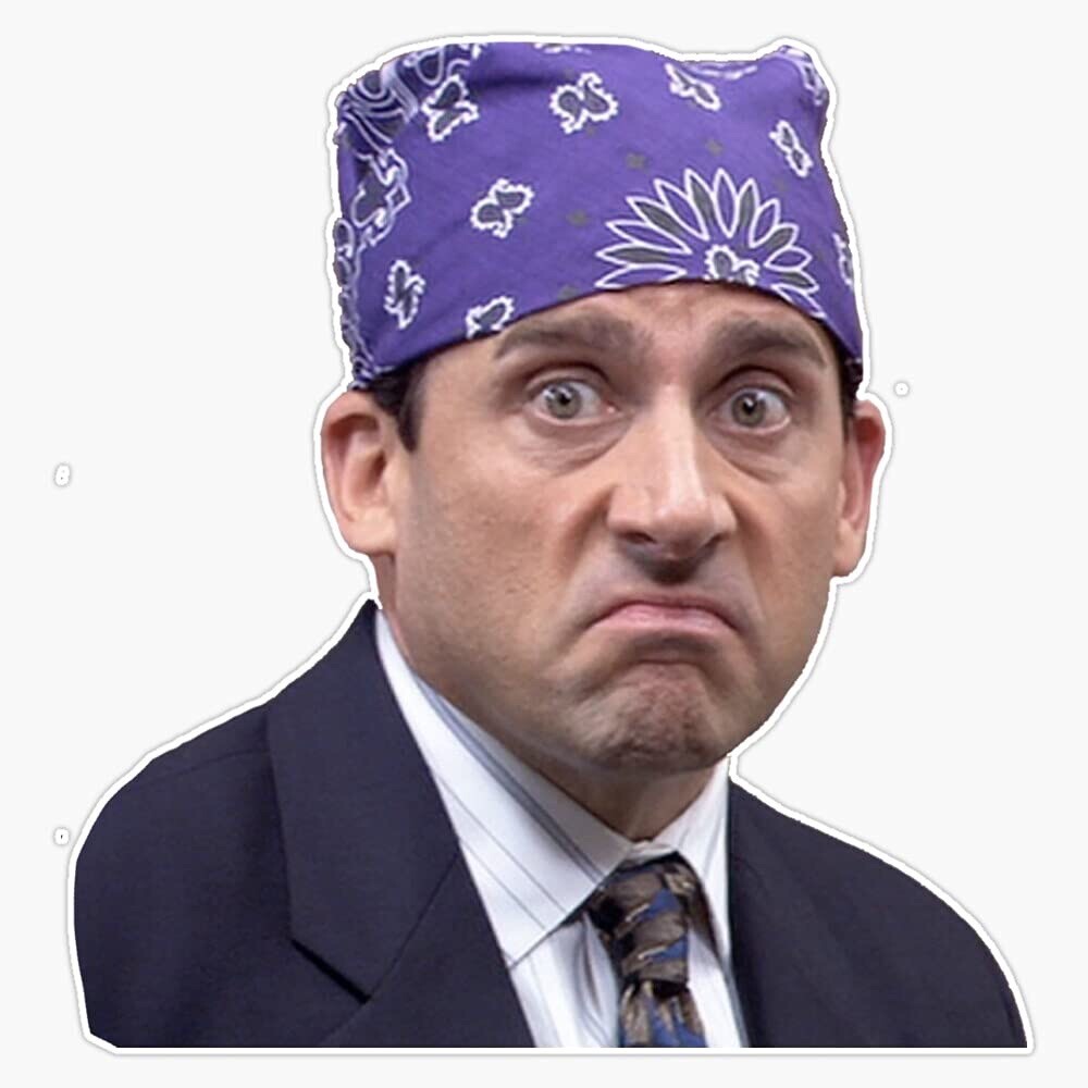 3” Prison Mike Michael Scott The Office Vinyl Decal Sticker